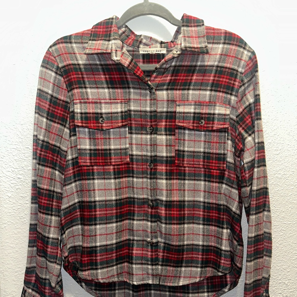 Copper Key plaid Button down shirt